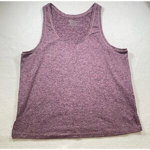 Athleta Uptempo II Tank Top Purple Heather Workout Athletic Women's Medium